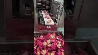 barre de nougat, machine d'emballage de friandises, machine d'emballage automatique, flow-pack