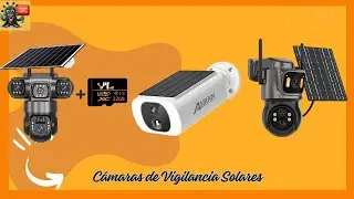 ✅ las 3 mejores Cámaras de vigilancia Solares del 2025✅CÁMARAS de SEGURIDAD PANEL SOLAR