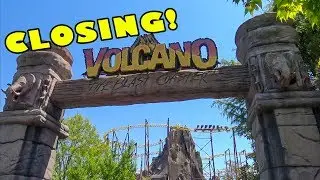 Volcano: The Blast Coaster - Will You Miss It? Kings Dominion Roller Coaster Closing!