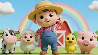 Moo Moo Baa Baa Remix 🐮🐑 | Farm Animals Song for Kids | Nursery Rhymes