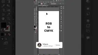 RGB to CMYK #illustrator #shortvideo