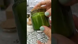 Tea Fragrance Glass Jar Soy Wax Scented Candle