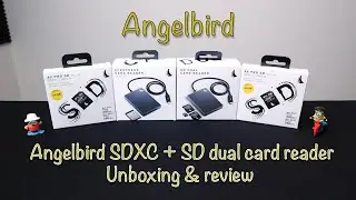 Angelbird SDXC & SD dual card reader review | مترجم للعربية
