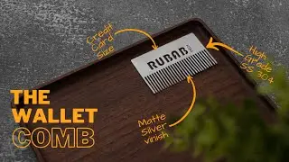 The Wallet Beard Comb | RUBAB MEN