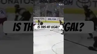 CLEAN OR DIRTY HIT? #nhl #hockey #icehockey