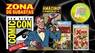 ComicCon 2021 ZONA DE SUBASTAS y recorrido #sdcc2021