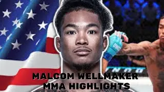 Malcom Wellmaker MMA Highlights-New prospect signed to the UFC #MMA #ufc #Knockout #prospect