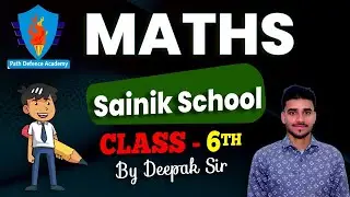MATHS PART - 10 ONLINE COACHING FOR SAINIK SCHOOL | MILITARY SCHOOL | RIMC | PAATH DEFENCE ACADEMY