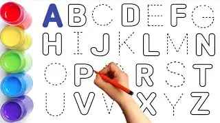 Learn to Draw the Alphabet A-Z: | preschool learning videos | Easy & Fun for Beginners!
