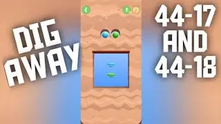 Dig This game Level 44-17 and 44-18 walkthrough|Dig away Level 17 and 18