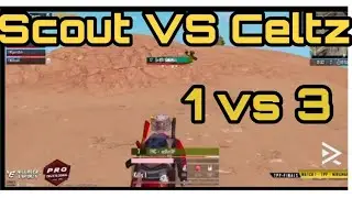Scout Vs Celtz || Scout 1v3||Villager Esports&bull;Pubg mobile pro invitational 2020&bull;RHEOTV