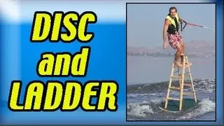 Wacky Water Skiing: DISC & LADDER. Crazy Rides & Tricks with Tony Klarich