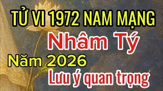 Tử vi 1972 Nh&acirc;m T&yacute; Nam mạng năm 2026 - Lưu &yacute; quan trọng