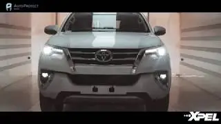 XPEL UltimatePlus installed on a Toyota Fortuner done at AutoProtect India, Bengaluru