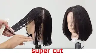 0基礎學剪髮～低層次鎖骨發L-BOB教學0 Basic hair cutting ~ L-BOB ​​teaching of low-level clavicle hair