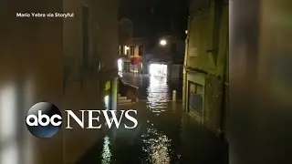 Venice is being flooded by the highest tide in more than 50 years l ABC News