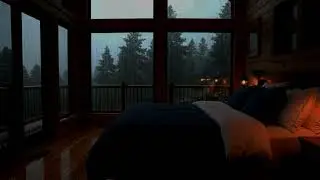 Rain Sounds in a Bedroom No Ads Relaxing Ambience for Deep Sleep, Focus, and Meditation