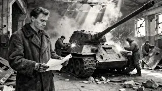 A Soviet Engineer Built Tanks In A Factory Under Bombardment