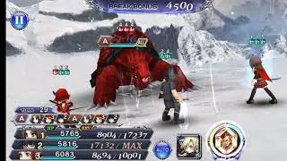 DissidiaFFOO(Global) Snow Lost CHAPTER HARD Final stage