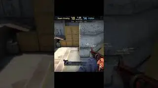 FURIA Vertigo Crane Boost to Peek Ramp CSGO #Shorts