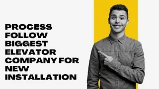 How installation lift process follow biggest elevator company complete details #installationtips