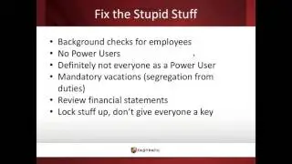 Why Segregation of Duties Matters  It&rsquo;s not just for big companies
