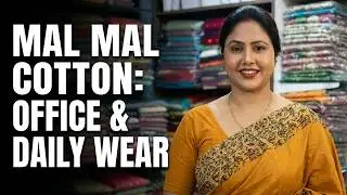 Mal Mal Cotton Silk Mix Saree | Office Wear & Daily Wear Cotton Saree | Ssubarna Saree Boutique