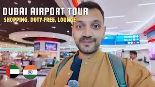 Tour of Dubai Airport | Shopping, price difference from India, Lounge and transit