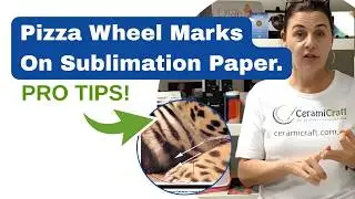 How to stop Pizza Wheel Marks on Sublimation Transfer Paper
