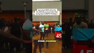 Speed got mad after this Olympian started Cheating 😳😳 #fyp #viral #ishowspeed #funnymoments #wspeed