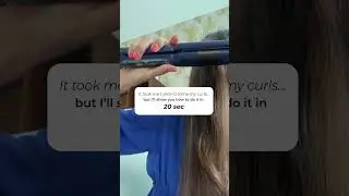 Easy hair curls tutorial H2O Steam Styler #hairstylingtools #hairstyler #hair #hairstraightener