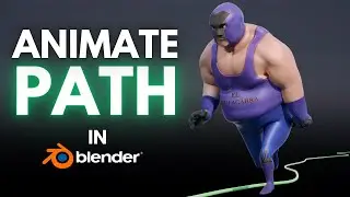 Анимируйте свой объект вдоль траектории в Blender!