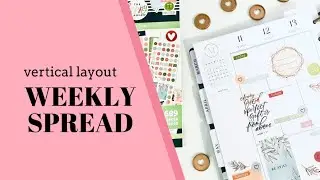 Happy Planner | Vertical Layout Weekly Spread May 11-17 | The Secret Planning Society