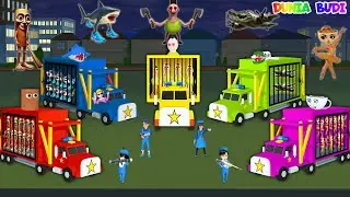 Anomali & Hamood Habibi Serang Kota Polisi Yuta Mio Tangkap Semua Naik Trailer Penjara Warna-Warni🌈