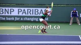 Fran&ccedil;oise Abanda falls at IW