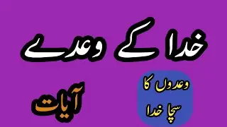 Khuda Ke Waday (Aayat) | God's Promises - Verses in the Bible | Kalam E Muqaddas  | Urdu Bible Study