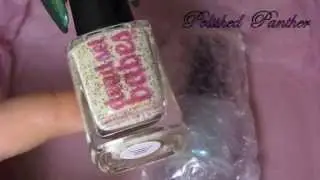 December What's In-die Box Unboxing Peita's Polish Glam Polish Lilypad Lacquer