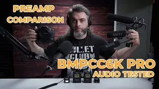 Blackmagic Pocket Cinema Camera 6K PRO Audio testing and comparison