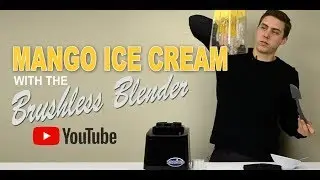 Mango Madness' Ice Cream using the Zanduco Brushless Blender