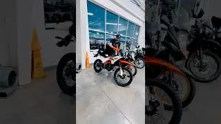 Tall rider on a KTM 390 Adventure R