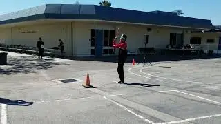 Lionel Cabanas at the 2017 Peacocks Drum Major Competition at @ Emperor Elementary