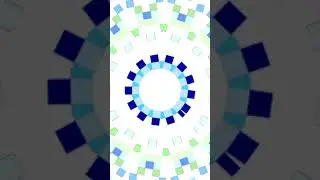 Groovy Boho Trippy Colorful Kaleidoscope Mandala Digital Abstract Animation