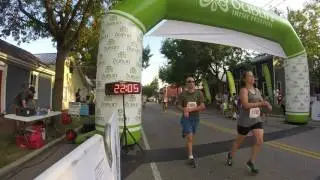 2017 Dublin Irish Festival 5K finish line