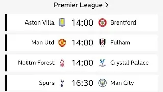 Super Sunday | Tottenham vs Manchester City | Aston Villa vs Brentford | Manchester United vs Fulham