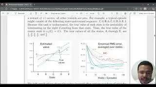 [64] Discuss&otilde;es sobre aplica&ccedil;&atilde;o de Monte Carlo e Temporal Difference no problema de Random Walk