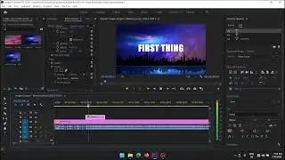 How to create a lyrics music video from Adobe Premiere Pro Lyrics music Video Tutorial 2024