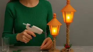 Didn&rsquo;t Buy a Christmas Lamp | I Made This Beautiful One for Almost Nothing!✨