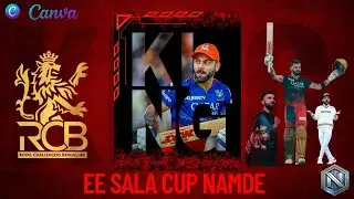 🔥 Make Viral RCB KING Kohli Style | Canva Tutorial 2025
