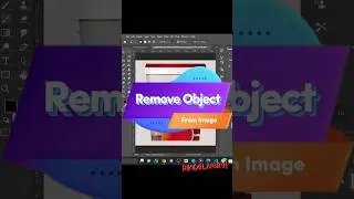 How to remove object from image using Adobe Photoshop #adobephotoshop