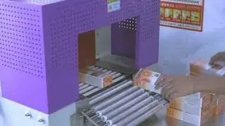 Bottles boxes reciprocating type flow packer equipment